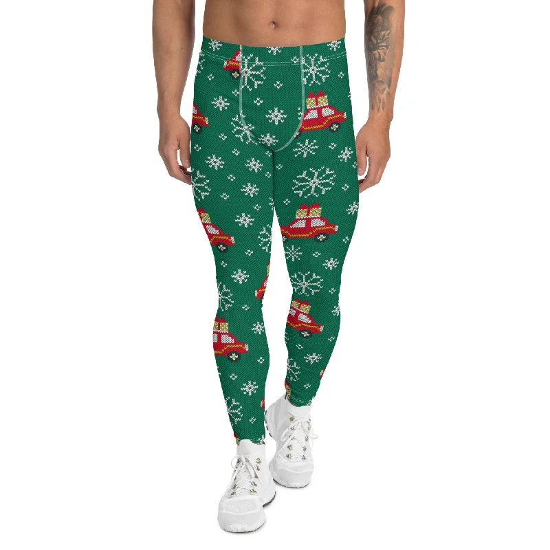 Driving Home For Christmas Men's Leggings