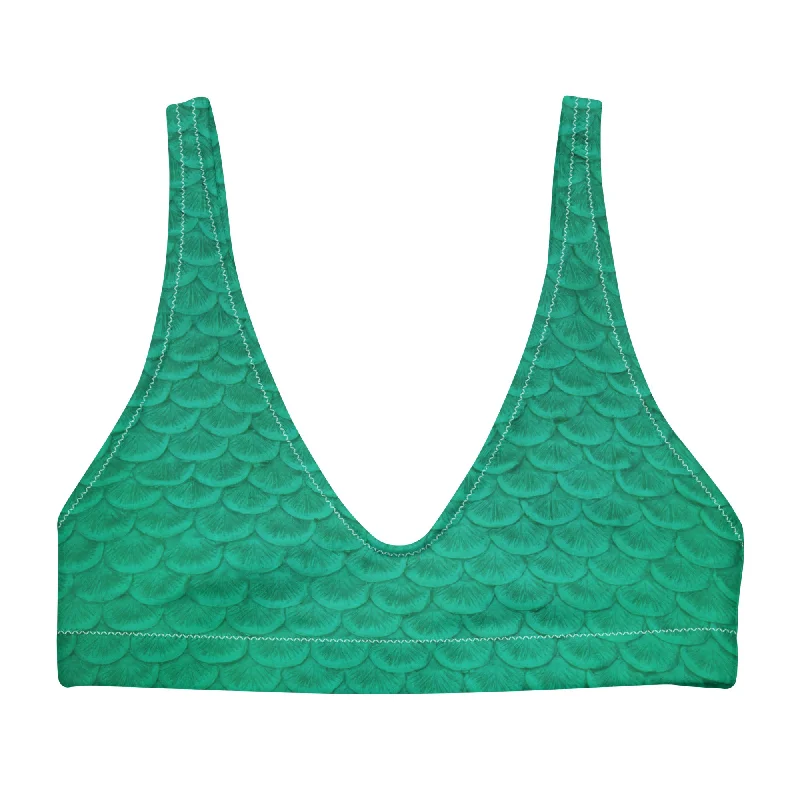 Humphead Wrasse Recycled Padded Bikini Top