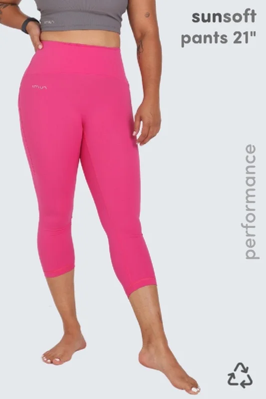 W SunSoft Flow Pants 21" - Rose Glow