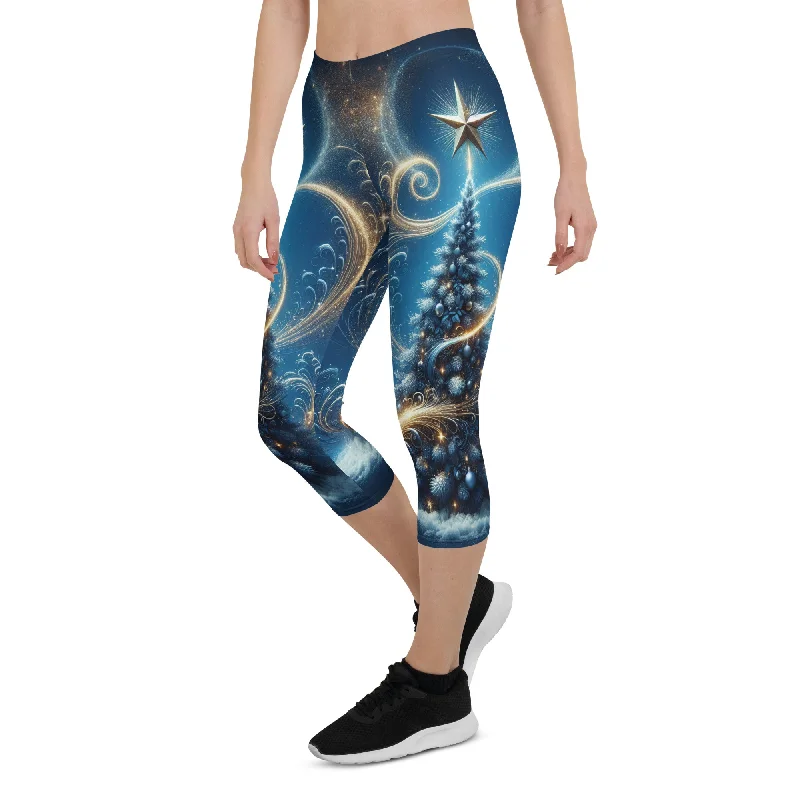 Starlit Christmas Capris