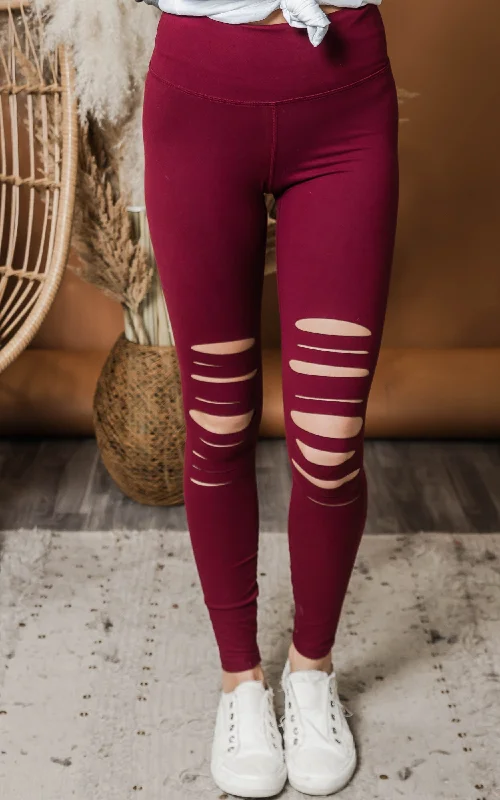 Laser Cut Leggings - Final Sale