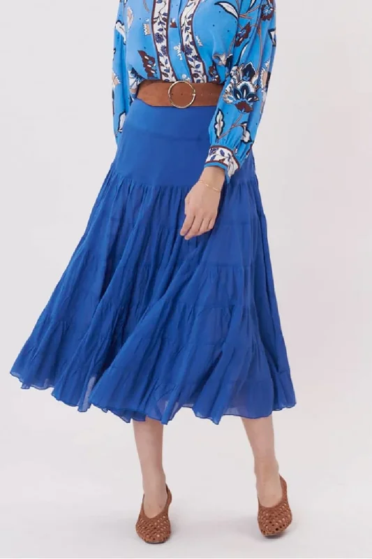 Velma Midi Skirt- Carribean