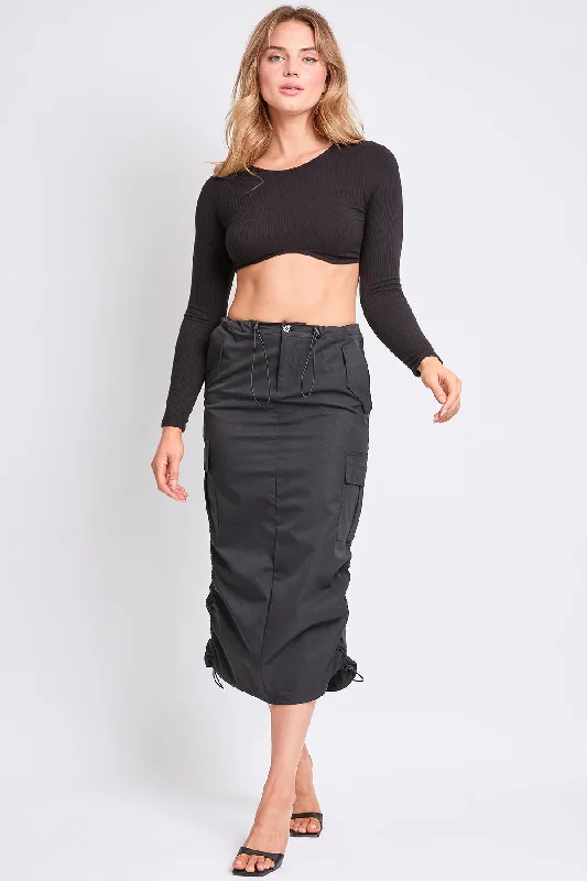 Women's Midi Cargo Parachute Skirt