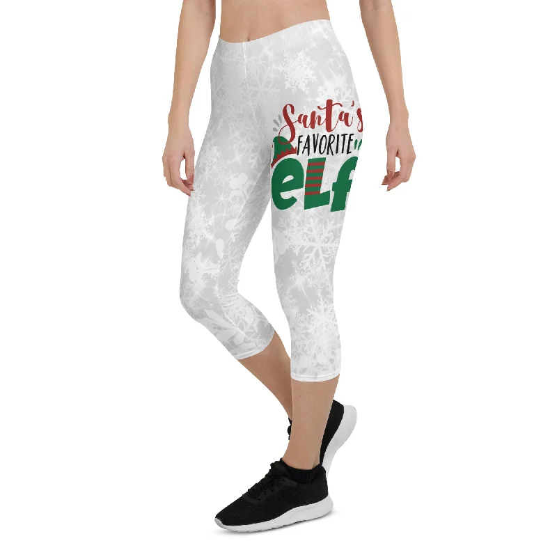 Santa's Favorite Elf Capris