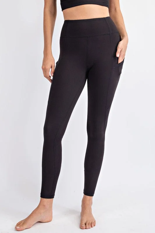 Black Workout Leggings - Rae Mode - Final Sale