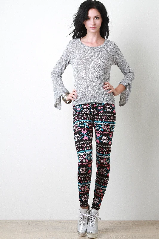 Fair Isle Tight Leggings