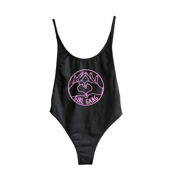 GIRL GANG PRINT [BALI SWIMSUIT]