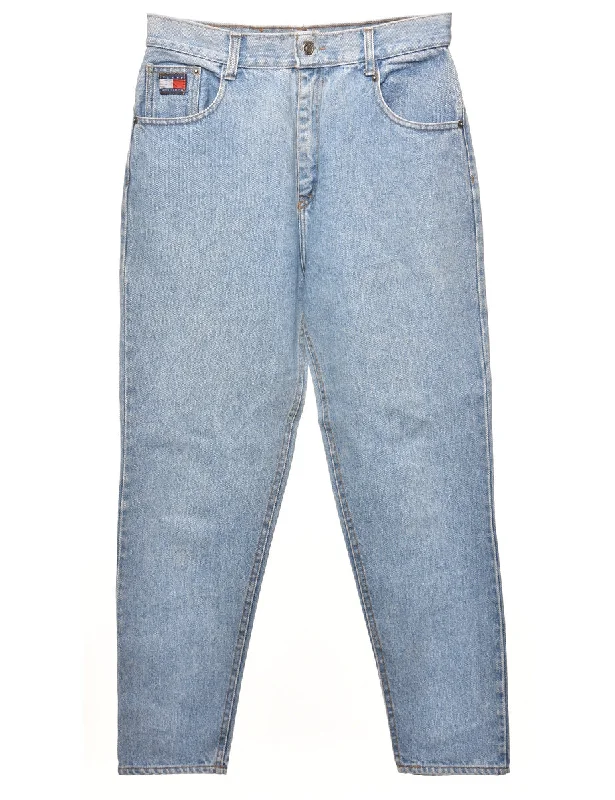 Tommy Hilfiger Tapered Jeans - W29 L28 Artistic Women's Hand - painted