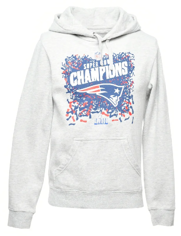 NFL Hooded Sports Sweatshirt - S Sleek Women's Metallic