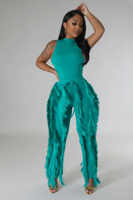 Tiaesha Bodysuit Pant Set French