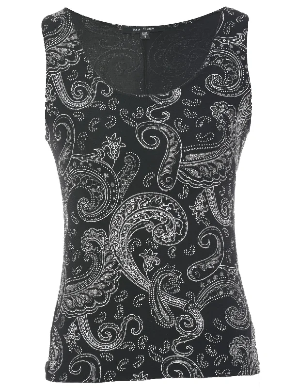 Paisley Evening Top - S purpose