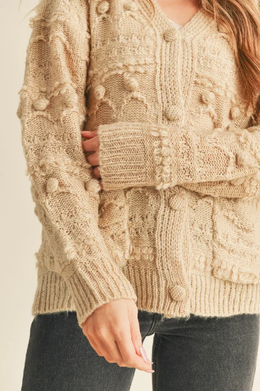 Popcorn Sweater Confident Women's High - fashion