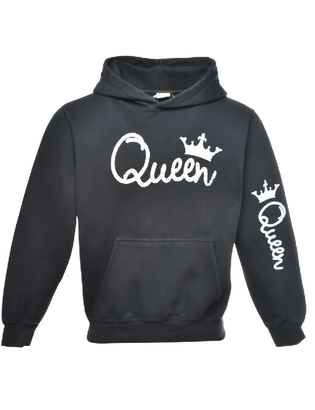 Black Queen Hoodie - M Dynamic Women's High - energy
