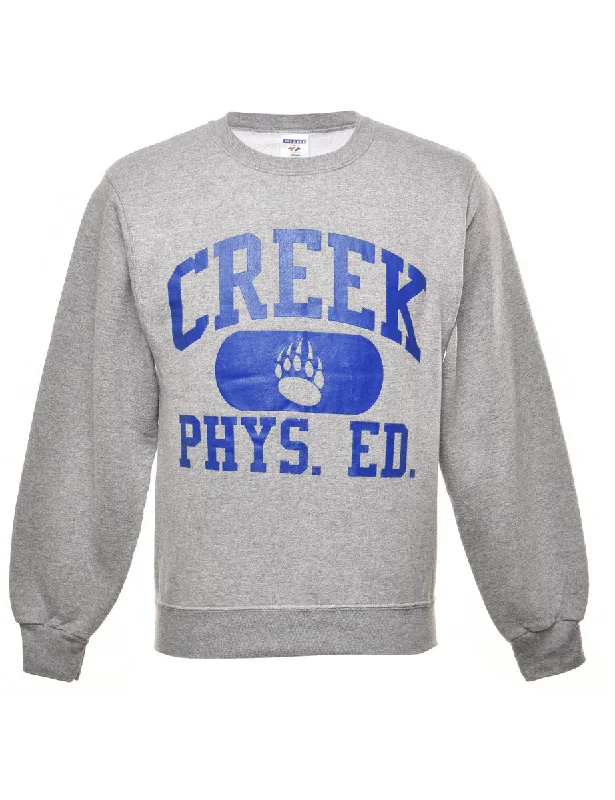 Creek Printed Sweatshirt - S Scandinavian