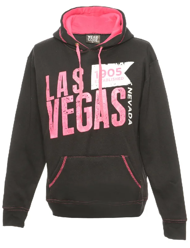 Las Vegas Printed Sweatshirt - S Relaxed Women's Beachy