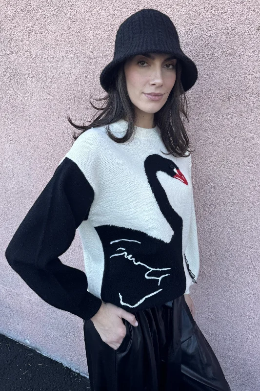 Swan Sweater Bold Women's Statement