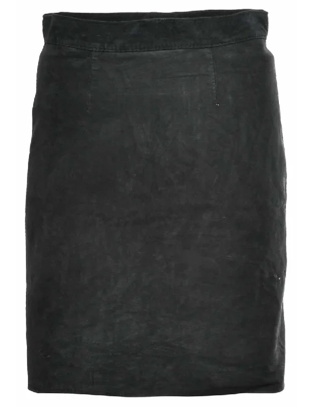 Suede Pencil Skirt - S Cozy Women's Winter