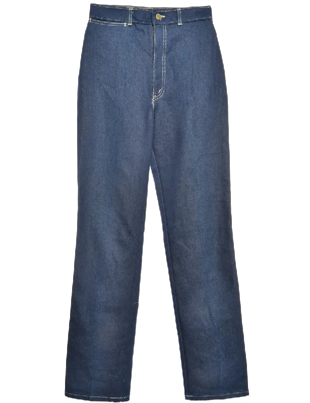 Frayed Edge Straight Fit Jeans - W30 L36 Youthful Women's Pop