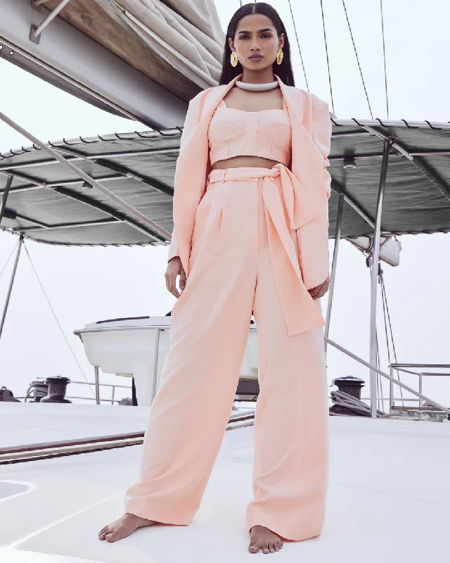 Peach Fuzz Bustier Stylish Women's Neon