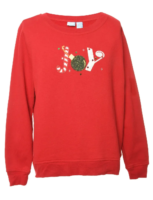 Festive Season Christmas Sweatshirt - M Modern Women's Tech
