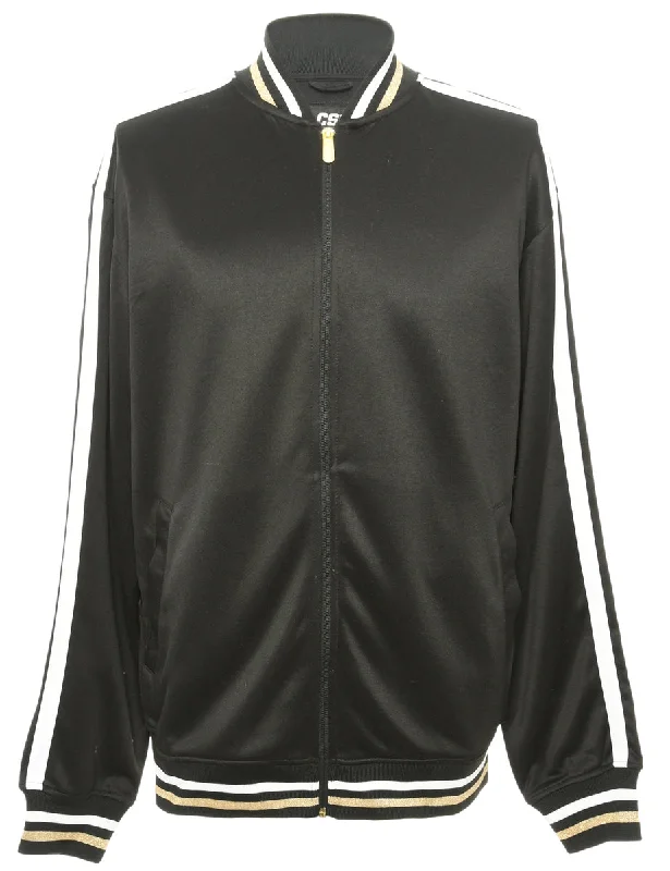 Zip Front Track Top - L British Gentlewoman Style