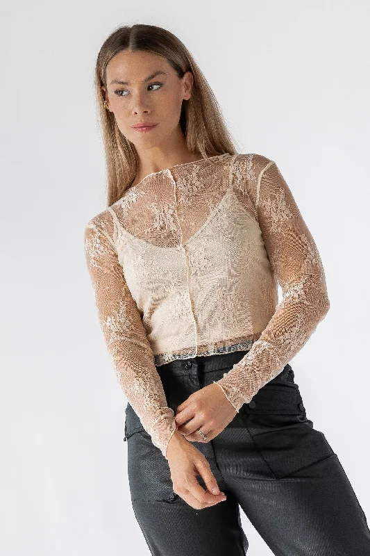Melody Cream Lace Top - Final Sale Sophisticated Women's 