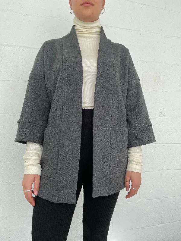 BLOOM grey kimono inspired overpiece Cool Women's Skate