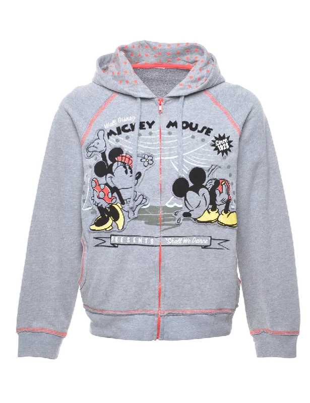 Disney Hooded Cartoon Sweatshirt - M Bold Women's Statement