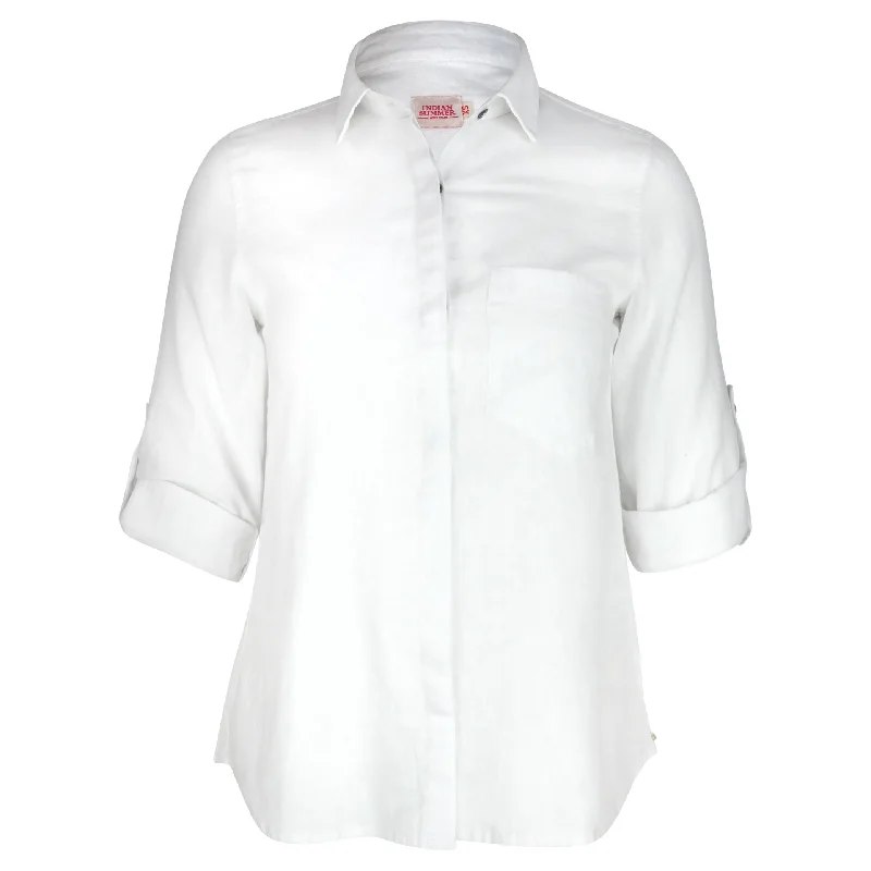 Kelly Shirt White Classic Women's Tweed