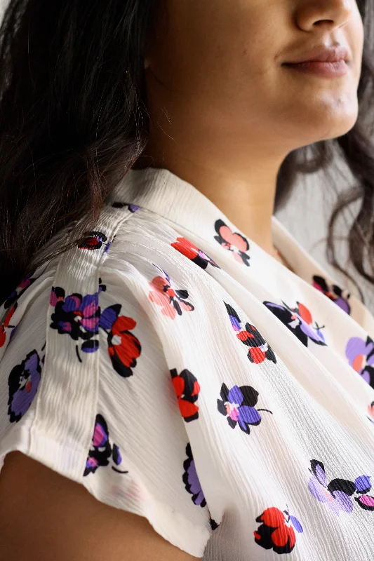 Faye Blouse - Summer Floral Refined Women's Classic 