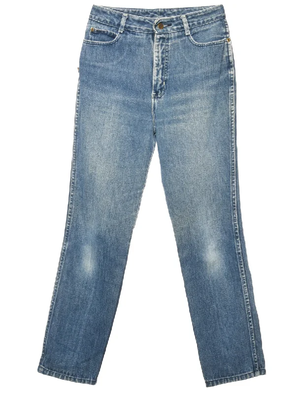Zip Front Skinny Fit Jeans - W28 L29 Business