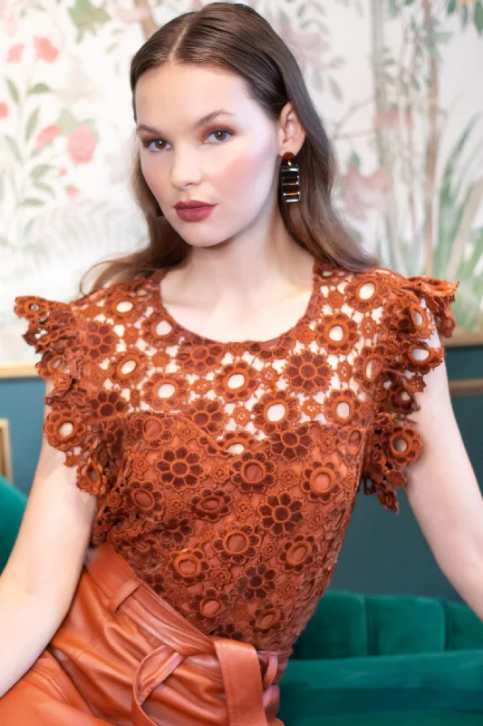 Grace Top - Sumatra Lace Feminine Women's Style 