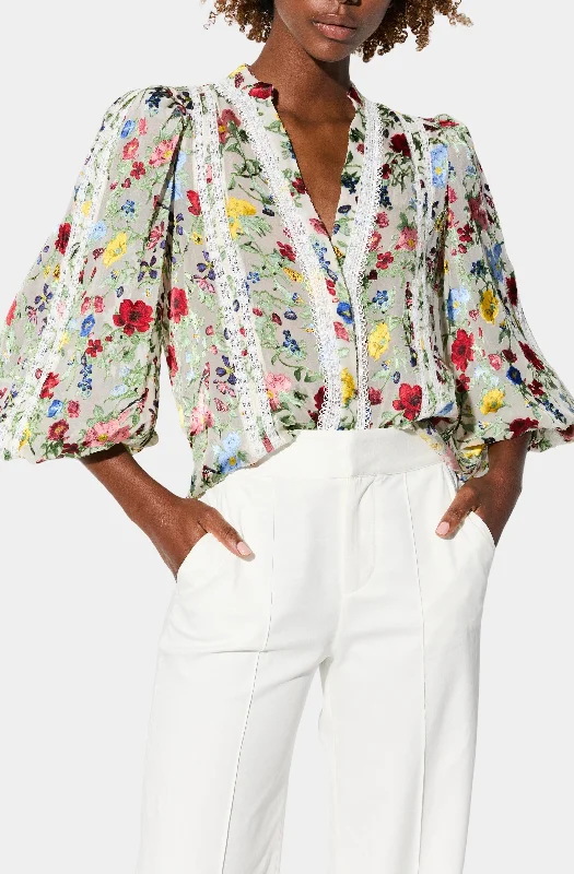 Arlette Collared Blouse Preppy Women's College