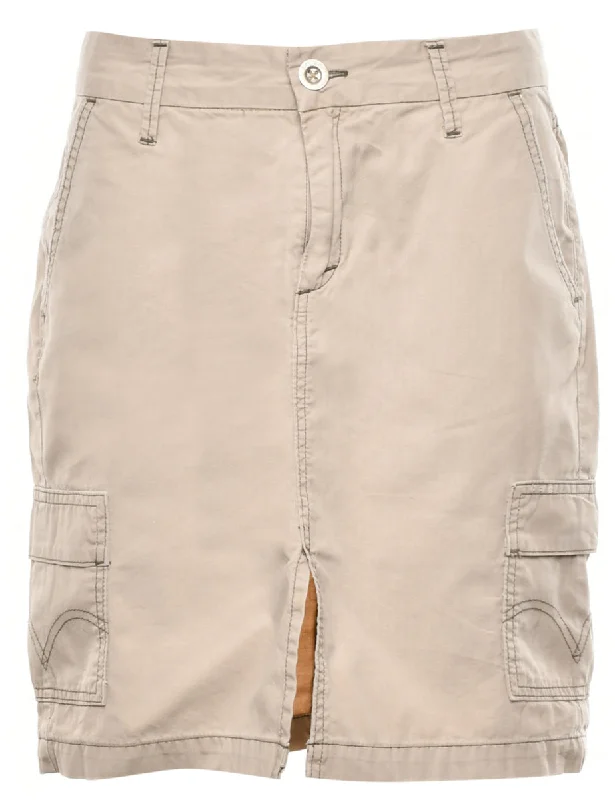 Levi's Pencil Skirt - M Sleek Women's Metallic