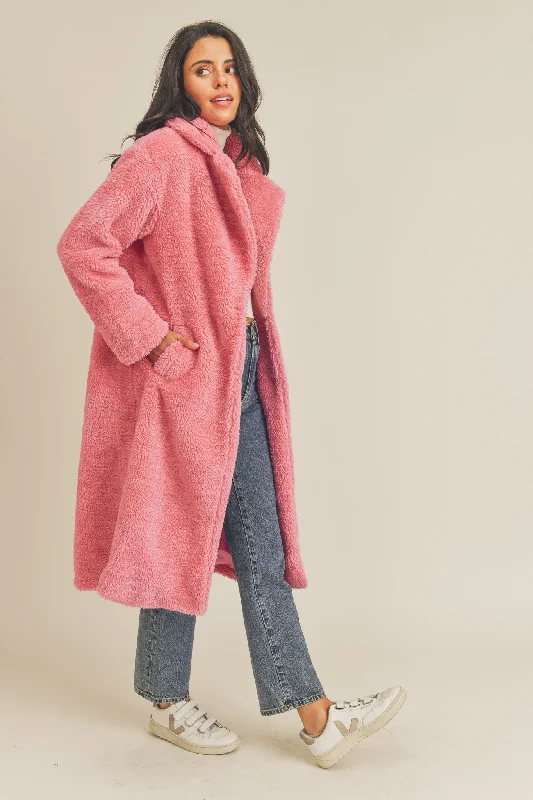 Lucy Pink Teddy Jacket purpose