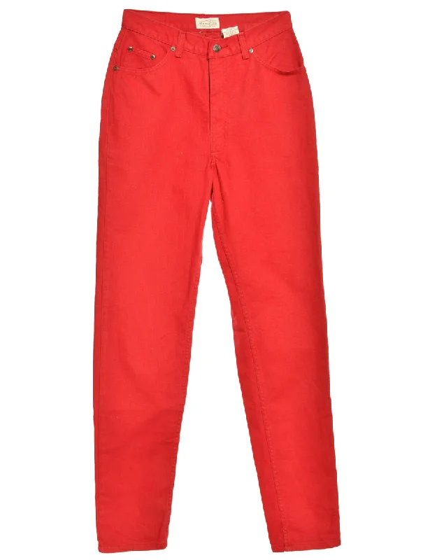 Zip Front Skinny Fit Jeans - W30 L35 Modern Women's 