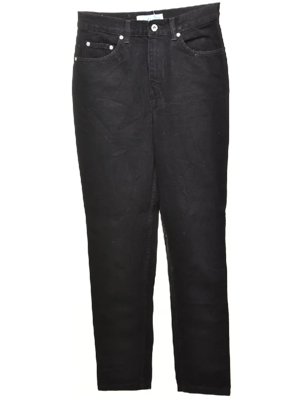 High Waist Tapered Jeans - W28 L30 Business