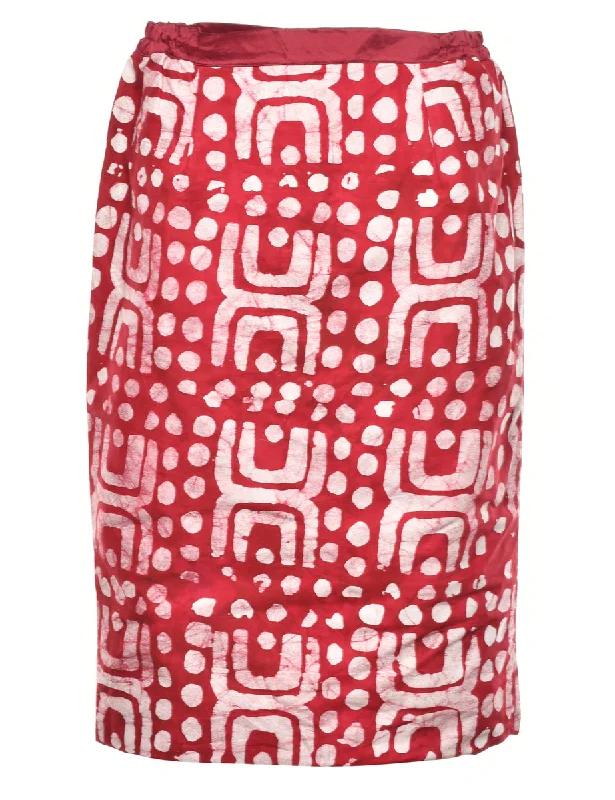 Printed Pencil Skirt - S purpose
