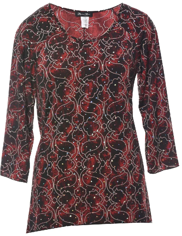 Floral Evening Top - M European