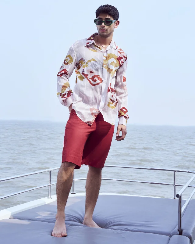 Patola Printed Lurex Shirt garde