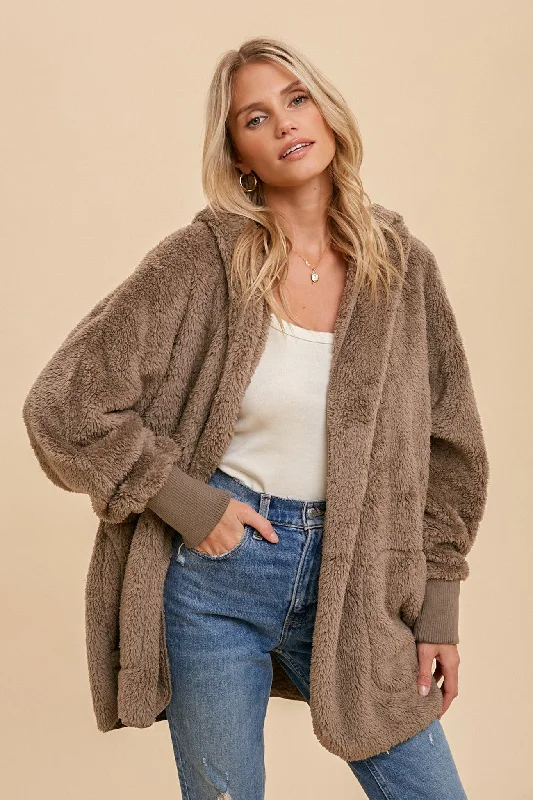Marissa Ash Jacket Cozy Women's Sherpa - lined