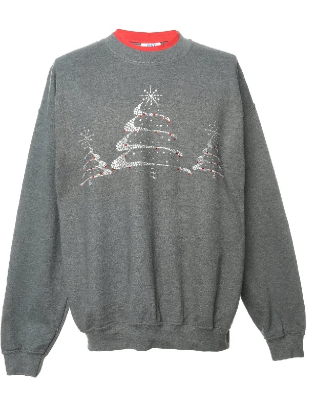Festive Season Christmas Sweatshirt - S Women