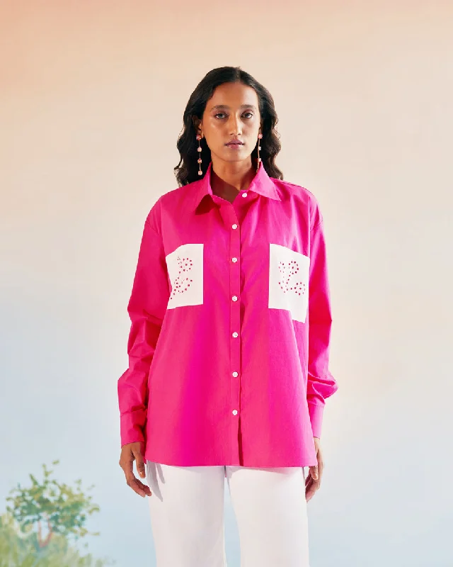 Flora Patch Pocket Shirt French