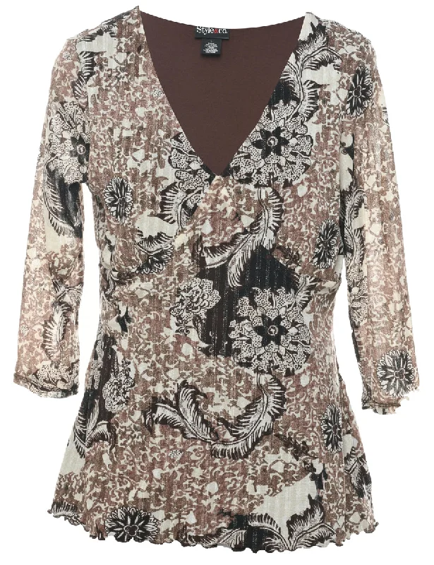 Floral Top - L garde