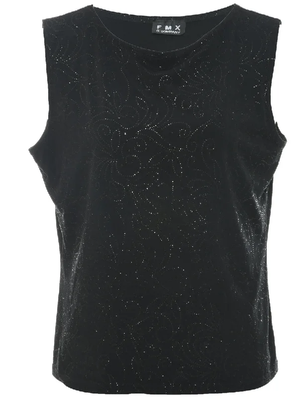 Sparkly Evening Top - M Dynamic Women's High - energy