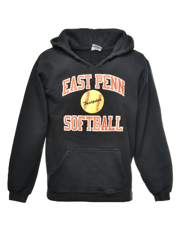 Softball Printed Hoodie - S Earthy Women's 
