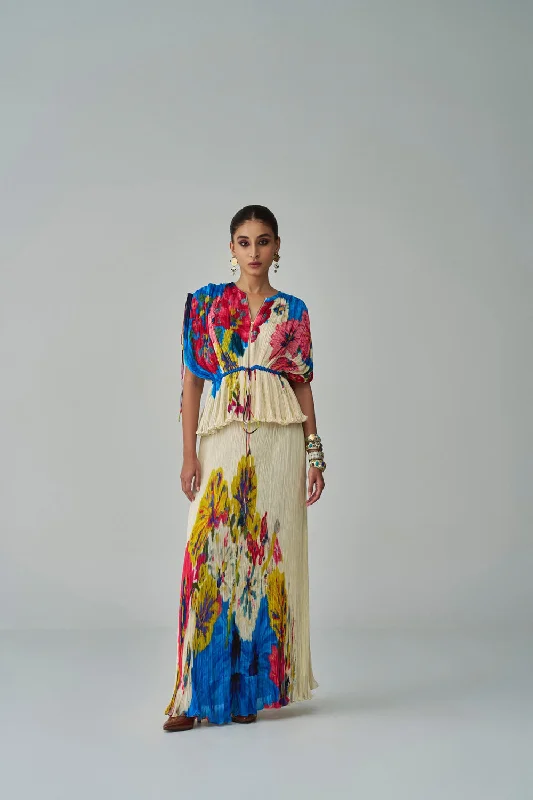 Monica Floral Print  Blouse Practical Women's Multi - 