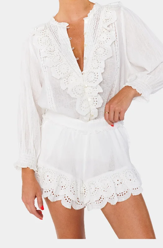 French Blouse Trendy Women's 