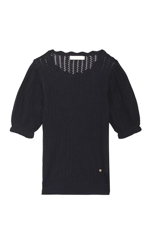 Mirta Marine Mesh Top Streetwear Style for 