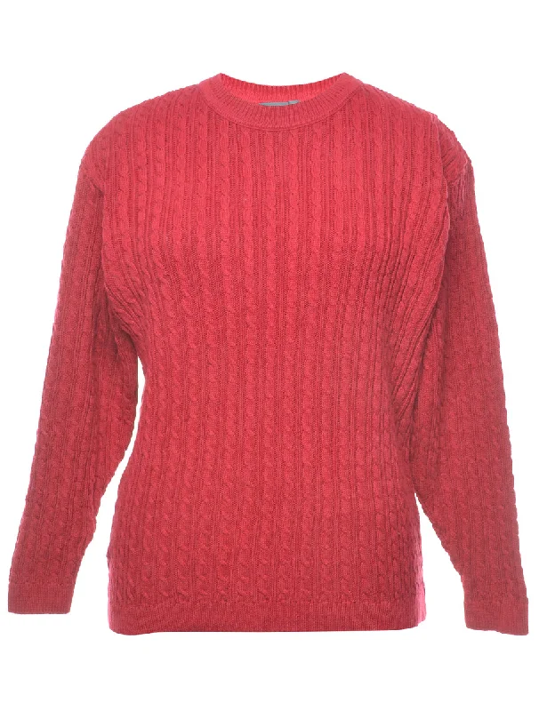 Cable Knit Jumper - M Refined Women's 
